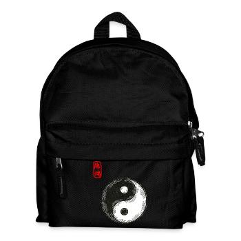 Yin and Yang - Kids' Backpack - black - Front