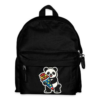 Panda Bear : Don d’inscription à l’école de 1ère année - Sac à dos Enfant - noir - Devant