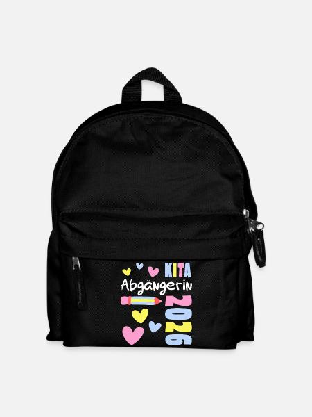 KITA Abgängerin 2026 - Schulanfänger Einschulung - Kinder Rucksack - Schwarz