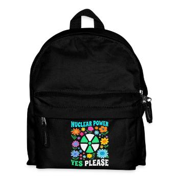 Atomkraft ja bitte mit Blumen - Sac à dos Enfant - noir - Devant