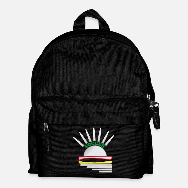 Soccer Logo - Kids' Backpack - black