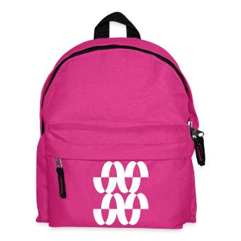 Maillage en anneau entrelacé - Sac à dos Enfant - fuchsia - Devant