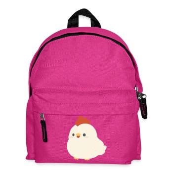 Chicken - Kids' Backpack - fuchsia - Front