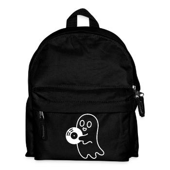 Cuddly Ghost with Eye Balloon - Kids' Backpack - black - Front
