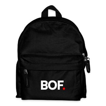 FRO | Minimalistischer humoristischer Ausdruck - Kinder Rucksack - Schwarz - Vorne