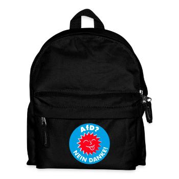 AfD? NEIN DANKE! (3c) - Kinder Rucksack - Schwarz - Vorne