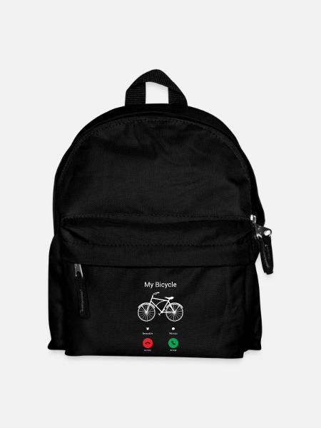 My bike gets! - Kids' Backpack - black