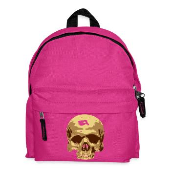 Skull /// /// vector skull - Kids' Backpack - fuchsia - Front