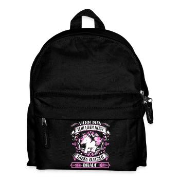 Saupoudrer de paillettes de licorne - vie suce- - Sac à dos Enfant - noir - Devant