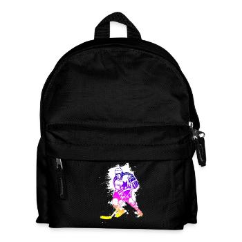 joueur de hockey arc-éclaboussures de hockey tor fraîche - Sac à dos Enfant - noir - Devant