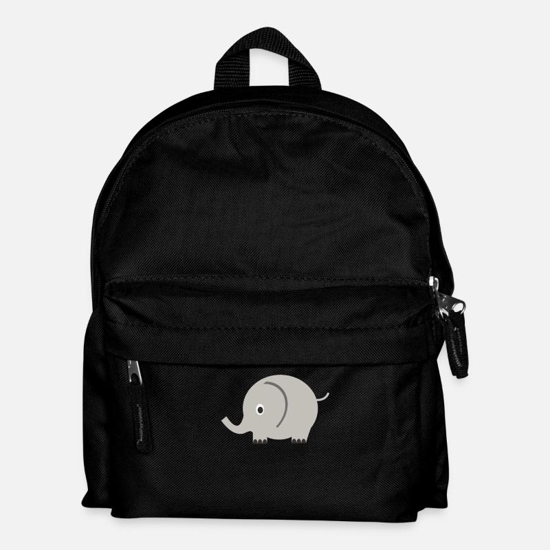 Elefant - Kinder Rucksack - Schwarz