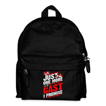 Just 1 more Cast - Fishing - EN - Kids' Backpack - black - Front