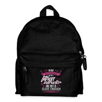 Fitness Instructor - EN - Kids' Backpack - black - Front