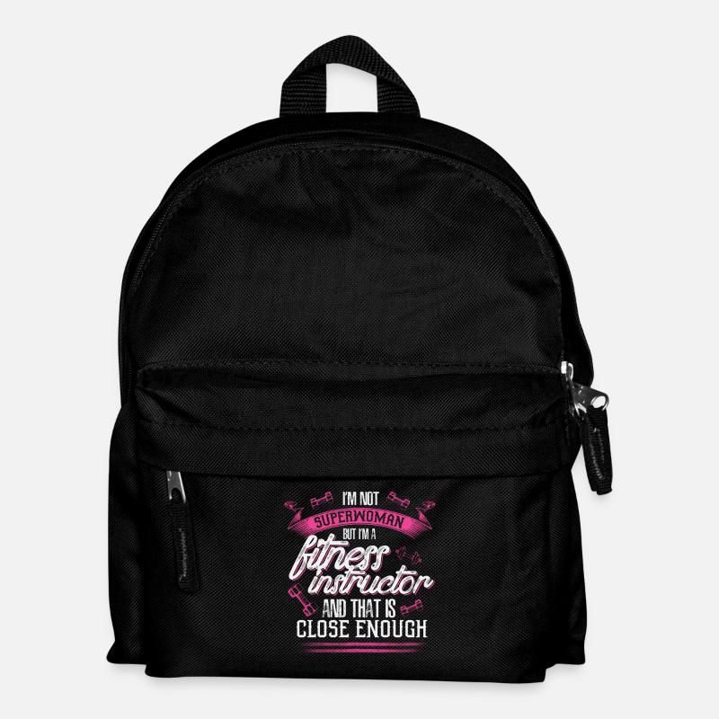 Fitness Instructor - EN - Kinder Rucksack - Schwarz