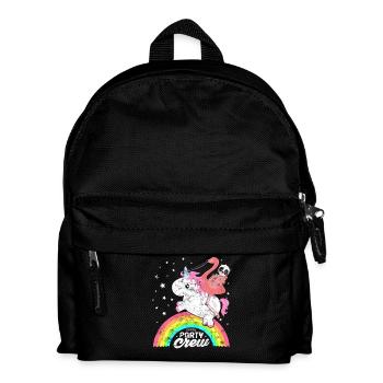 Mega! Licorne Flamingo Panda Crew Shirt - Sac à dos Enfant - noir - Devant