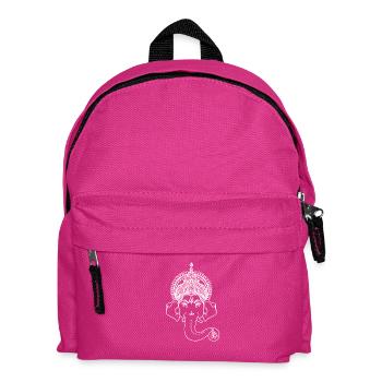 ganesha Elephant Yoga Hindu india Mandala Namaste - Kids' Backpack - fuchsia - Front