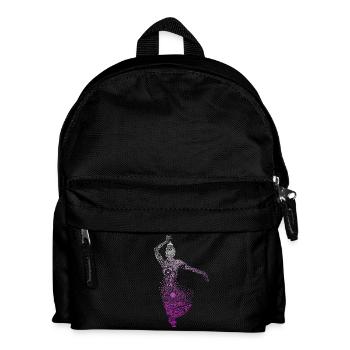 Yoga Tanz Tempel Mandala Indien spiritual tänzerin - Kinder Rucksack - Schwarz - Vorne