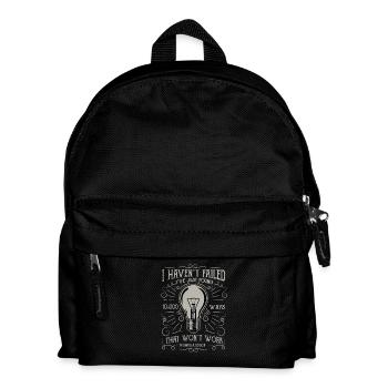 Thomas Edisons genialer Spruch. - Kinder Rucksack - Schwarz - Vorne