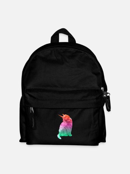 Unicorn cat gift - Kids' Backpack - black
