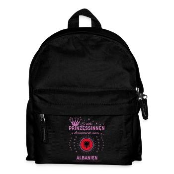 Prinessinnen kommen ALBANIEN - Kinder Rucksack - Schwarz - Vorne
