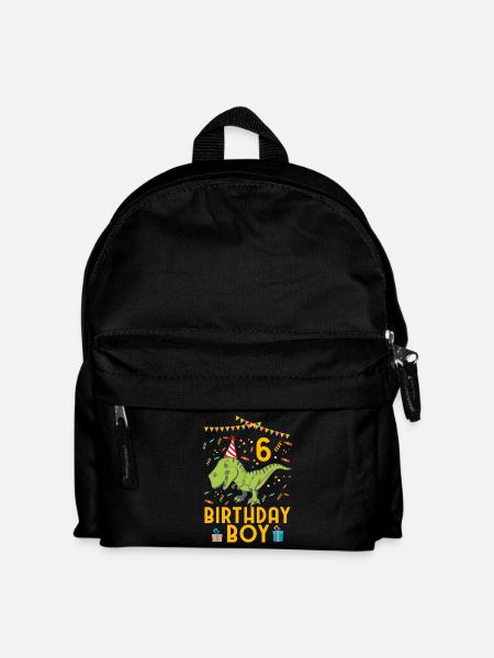 Birthday Boy - 6. Geburtstag - Kinder Rucksack - Schwarz