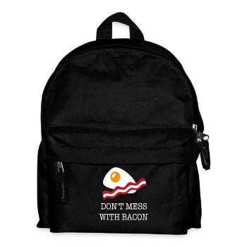 bacon - Sac à dos Enfant - noir - Devant
