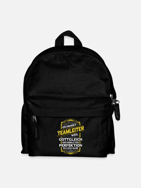 Teamleiter - Kinder Rucksack - Schwarz