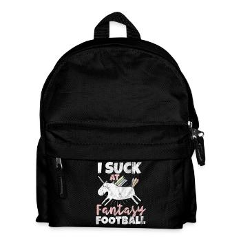 I suck at Fantasy football - Kinder Rucksack - Schwarz - Vorne