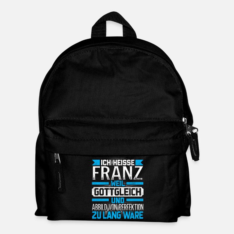 FRANZ - Gottgleich - Kinder Rucksack - Schwarz