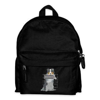 Australian Shepherd heartbreaker dog gift - Kids' Backpack - black - Front