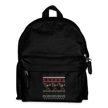 Christmas Elf Ugly Shirt - Kinder Rucksack - Schwarz - Vorne