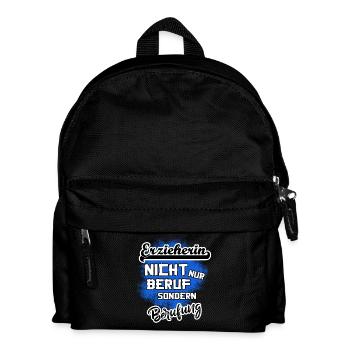 Erzieherin - eine Berufung - Kinder Rucksack - Schwarz - Vorne
