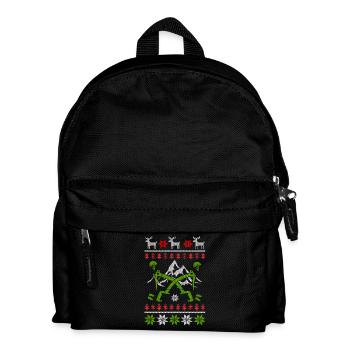 Escalade Bouldering laid de Noël - Sac à dos Enfant - noir - Devant