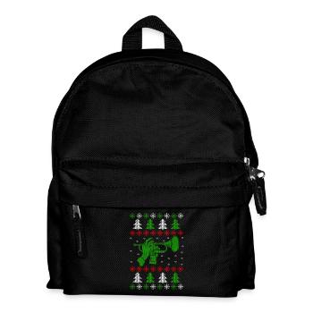 Ugly Christmas Jumper Trumpet - Kids' Backpack - black - Front