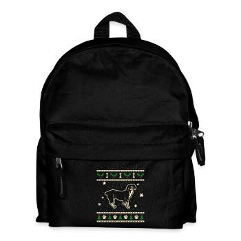 Entlebucher Weihnachtsgeschenk - Kinder Rucksack - Schwarz - Vorne