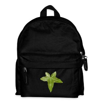ivy leaf - Kids' Backpack - black - Front