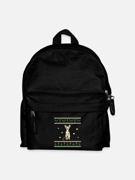 Sphynx Weihnachtsgeschenk - Kinder Rucksack - Schwarz