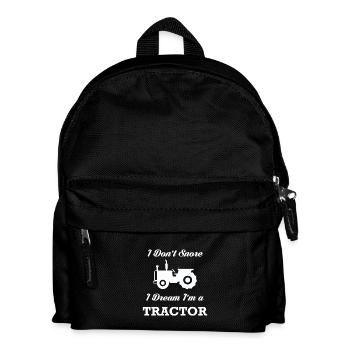 I DO NOT SNORE I DREAM I 'M A TRACTOR POISON - Kids' Backpack - black - Front