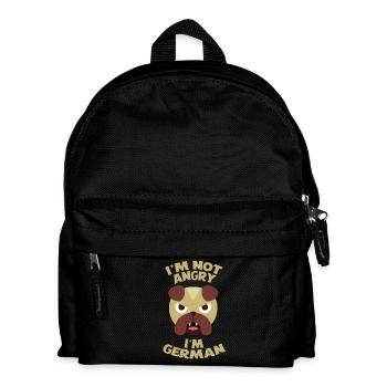 Im not angry, im german - Im not angry. - Kids' Backpack - black - Front
