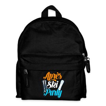 Apres ski party - Kids' Backpack - black - Front
