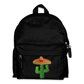 Cactus Mexican - Kids' Backpack - black - Front