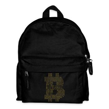 Bitcoin Code Blockchain Crypto-monnaie HODL - Sac à dos Enfant - noir - Devant