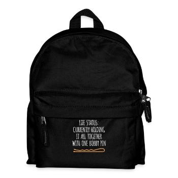 Sarcasm - Gift - Funny - Life - Kids' Backpack - black - Front