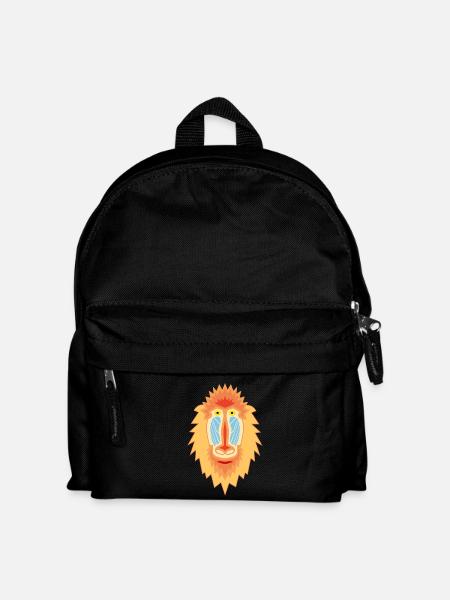 Mandrill Geometric - Kids' Backpack - black
