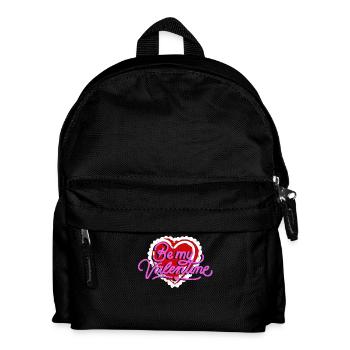 Magasin Be My Valentine coeur rouge Conception cadeau - Sac à dos Enfant - noir - Devant