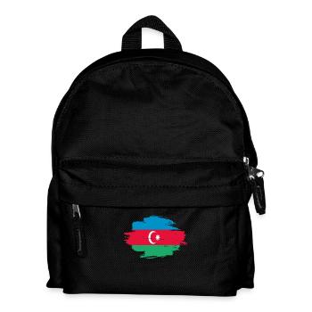 heimat flagge liebe herkunft Aserbaidschan png - Kinder Rucksack - Schwarz - Vorne