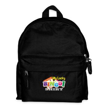 My Lucky Bingo Shirt Bingo player Geschenk - Kinder Rucksack - Schwarz - Vorne