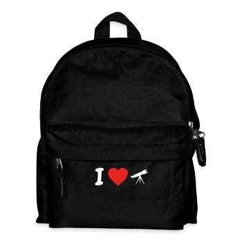 I love astronomy astronomy png - Kids' Backpack - black - Front