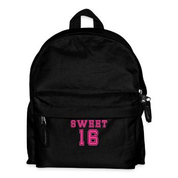 Du bonbon 16 T-shirt - Sac à dos Enfant - noir - Devant