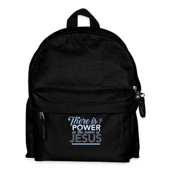 There Is Power In The Name Of Jesus T Shirt Gift - Sac à dos Enfant - noir - Devant